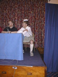 Mike Siddall at opening ceremony